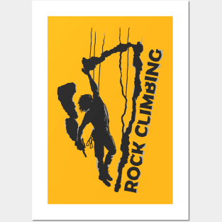 Rock Climber Posters and Art